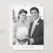 Wir entwickelten modernes Minimalistisches Schwarz Ankündigung (Vorderseite)