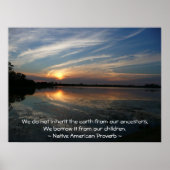 Wir erben die Erde nicht... Poster (Vorne)