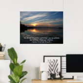 Wir erben die Erde nicht... Poster (Heimbüro)