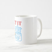 WIR ERHALTEN ES SPUN UND TUN - LABLIFE KAFFEE TASS KAFFEETASSE (VorderseiteRechts)