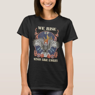 Wir erheben Flügel wie Adler, Christliche religiös T-Shirt