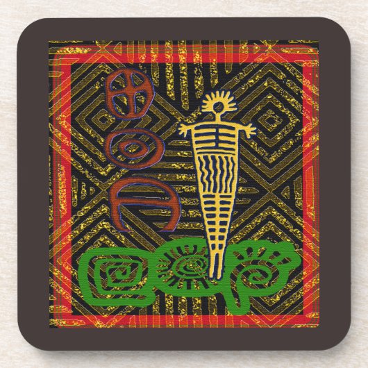 Wir erheben uns getränkeuntersetzer (Vorderseite)