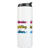 Wir erheben uns, indem wir andere aufheben thermosbecher (Nach links gedreht)