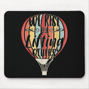 Wir erheben uns, indem wir andere lustige Luftball Mousepad