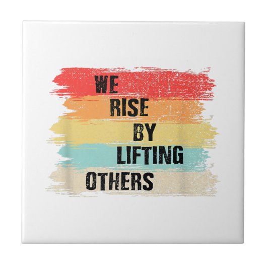 Wir erheben uns, indem wir andere Motivierend Zita Fliese (Vorderseite)