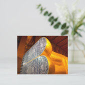 Wir erinnern an Budda, Wat Pho, Bangkok. Postkarte (Stehend Vorderseite)