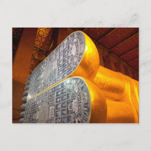 Wir erinnern an Budda, Wat Pho, Bangkok. Postkarte