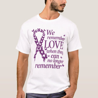 Wir erinnern uns an die Alzheimer-Sensibilisierung T-Shirt
