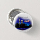 Wir erinnern uns den an gefallenen Denkmal-Knopf Button (Vorne & Hinten)