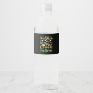 Wir erobern, aber wir selbst wasserflaschenetikett