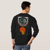"Wir erreichen Frieden nicht durch Krieg." T-Shirt (Schwarz voll)