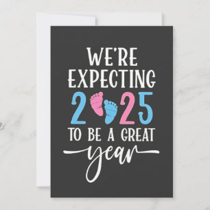 Wir erwarten, dass 2025 ein Jahr der großen Paare  Feiertagskarte