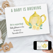 Wir erwarten, dass ein Baby eine Schwangerschaft z Ankündigung