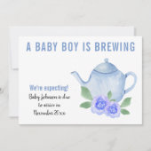 Wir erwarten, dass ein Baby schwanger wird Ankündigung (Vorderseite)