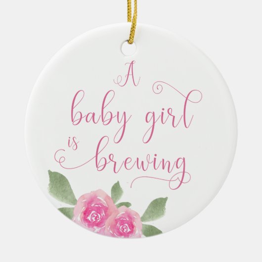 Wir erwarten, dass ein Baby Teekanne züchtet Keramik Ornament (Vorne)
