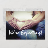 Wir erwarten die Ankündigung der Schwangerschaft (Vorne/Hinten)