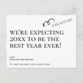 Wir erwarten die Ankündigung von Schwangerschaften (Vorderseite)