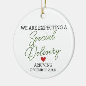 Wir erwarten eine besondere Schwangerschaft bei de Keramik Ornament (Links)