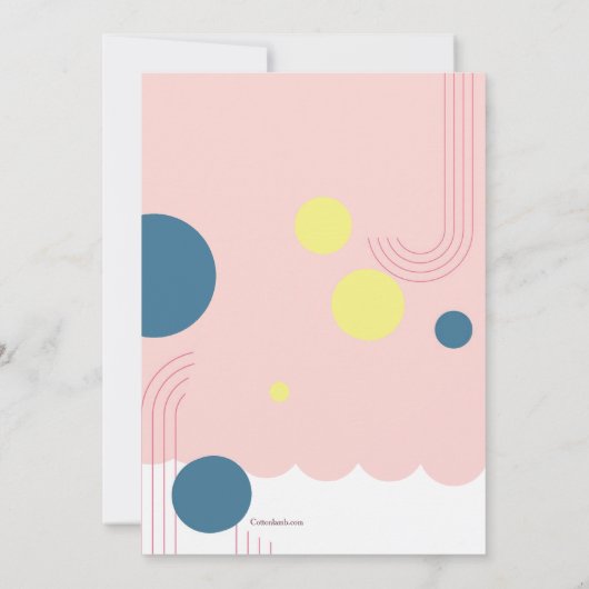 Wir erwarten eine Schwangerschaftsankündigung Einladung (Rückseite)