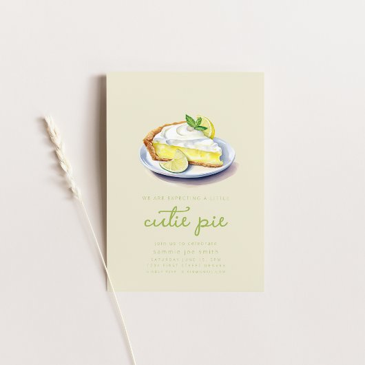 Wir erwarten einen Süsse-Kuchen Einladung