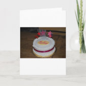 Wir erwarten Kuchen Ankündigung (Vorderseite)