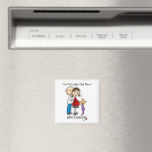 Wir erwarten Mama für Vater in der Familie Kinderm Magnet (In Situ (Geschirrspüler))