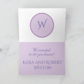 Wir erwarten und so begeistert Inside of Karte (Innenseite)