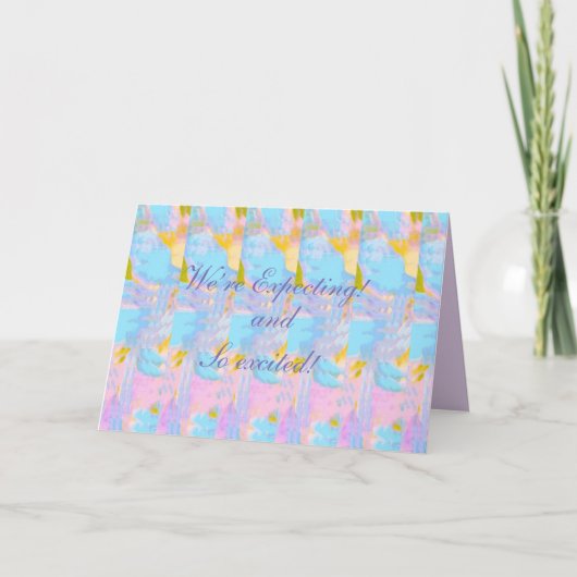 Wir erwarten und so begeistert Inside of Karte (Vorderseite)