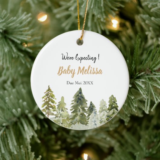 Wir erwarten von den Eltern Pine Tree Ornament (Baum)