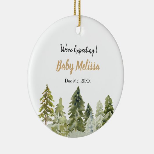 Wir erwarten von den Eltern Pine Tree Ornament (Rechts)