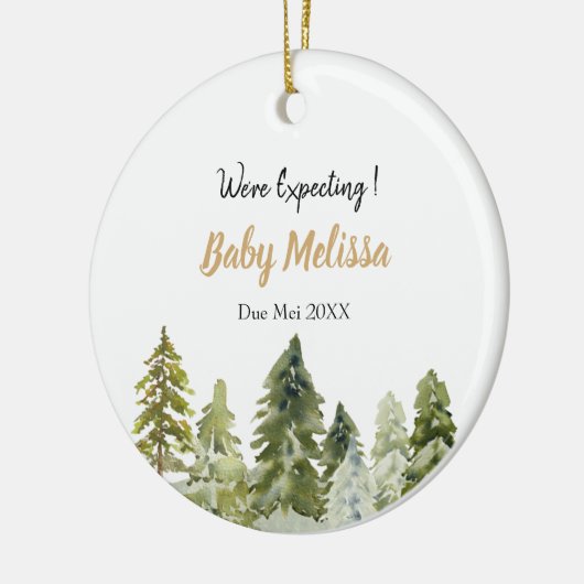 Wir erwarten von den Eltern Pine Tree Ornament (Links)