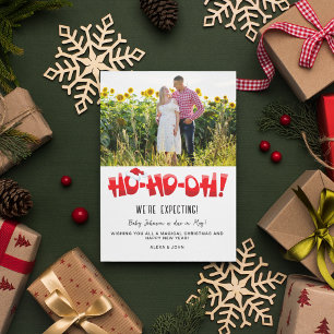 Wir erwarten Weihnachten im neuen Baby-Foto