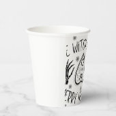 Wir erwecken Sie ein gemütliches Hex-Mas Pappbecher (Rechts)