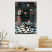 Wir essen [ und das Abendessen wird serviert ] Poster (Küche)