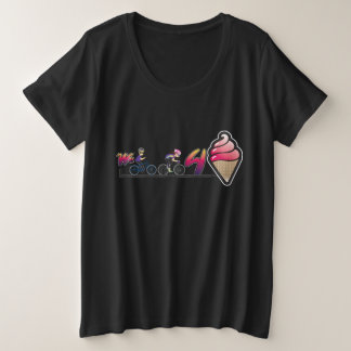 Wir fahren 4 Eis Große Größe T-Shirt