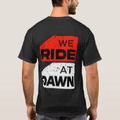 Wir fahren am Dawn T - Shirt - Adventure Biker (Rückseite)
