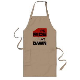 Wir fahren am Dawn T - Shirt - Adventure Biker Lange Schürze