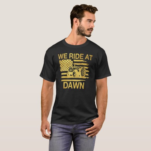 Wir fahren am Morgengrasmäher und machen Lachs Day T-Shirt (Vorne ganz)