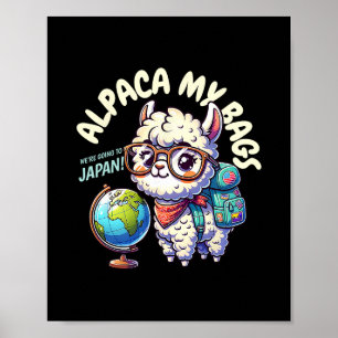 Wir fahren nach Japan! Lustige japanische Gruppe Poster