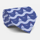 Wir fahren segeln krawatte (Gerollt)