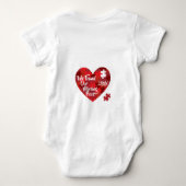 Wir fanden unser vermisstes Stück - Baby Strampler (Rückseite)