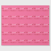 Wir fanden wahre Liebesrosa Wrapping Paper Geschenkpapier (Flach)