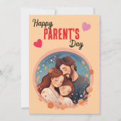 "Wir feiern Dich, Mama & Papa" Feiertagskarte (Vorderseite)