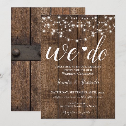 Wir feiern Hochzeiten (Vorne/Hinten)