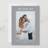 Wir feiern noch 25. Hochzeitstag Einladung (Vorderseite)