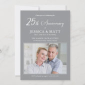 Wir feiern noch 25. Hochzeitstag Einladung (Rückseite)