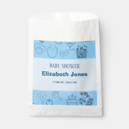 "Wir feiern unseren kleinen Prinzen auf dem Weg Geschenktütchen