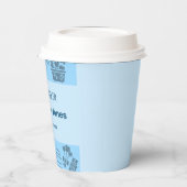 "Wir feiern unseren kleinen Prinzen auf dem Weg Pappbecher (Links)