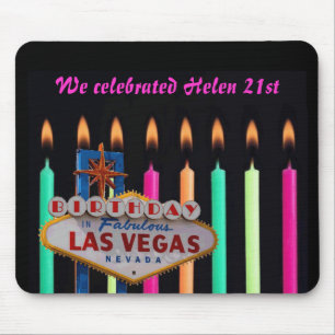 Wir feierten Helen 21. Geburtstag in Las Vegas Mou Mousepad