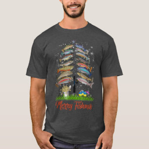 Wir fischen dir ein frohes Weihnachtsfischen Ugly  T-Shirt